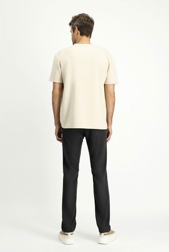Erkek Giyim - Slim Fit Dar Kesim Kanvas / Chino Pantolon