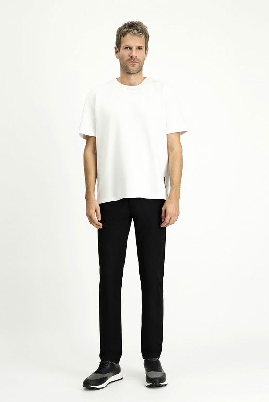 Erkek Giyim - Super Slim Fit Ekstra Dar Kesim Kanvas / Chino Pantolon