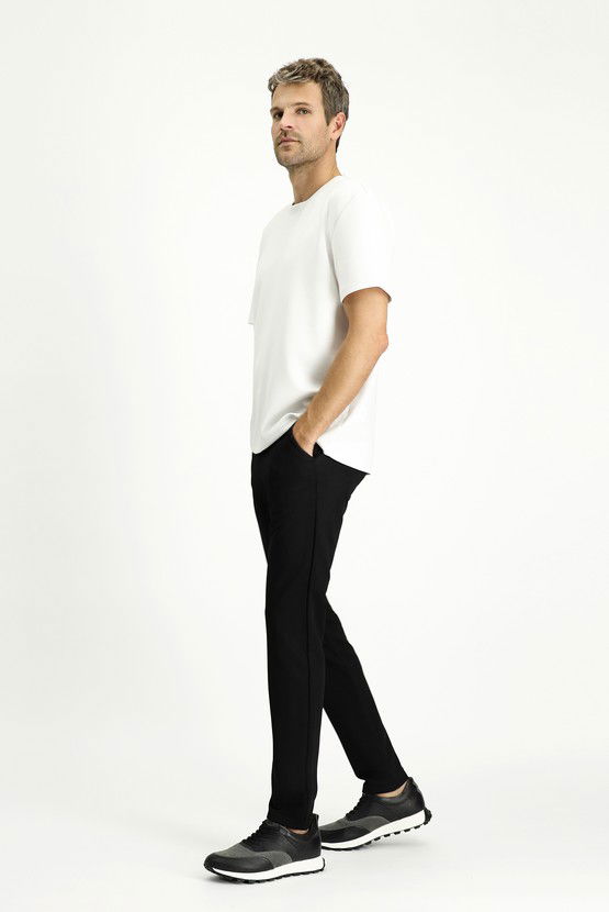 Erkek Giyim - Super Slim Fit Ekstra Dar Kesim Kanvas / Chino Pantolon