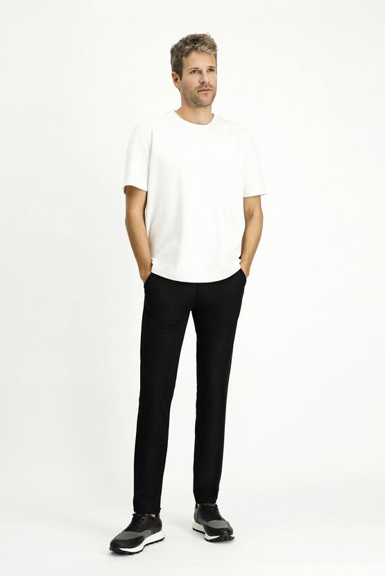 Erkek Giyim - Super Slim Fit Ekstra Dar Kesim Kanvas / Chino Pantolon