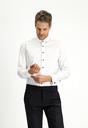  BEYAZ  Ata Yaka Slim Fit Dar Kesim Pamuk Gömlek