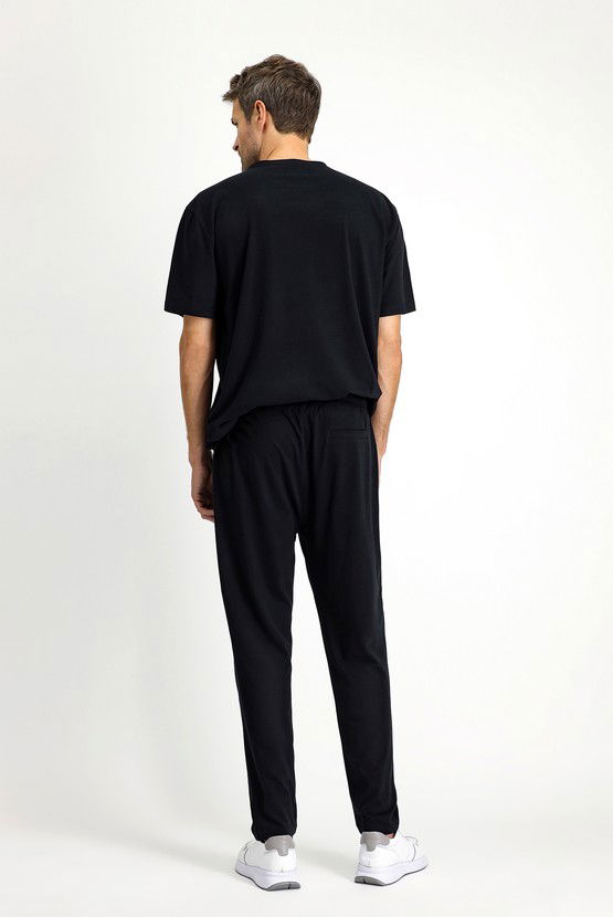 Erkek Giyim - Kısa Kol Bisiklet Yaka 3'lü Şortlu Pijama Seti