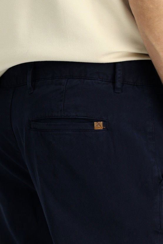 Erkek Giyim - Regular Fit Likralı Kanvas / Chino Pantolon