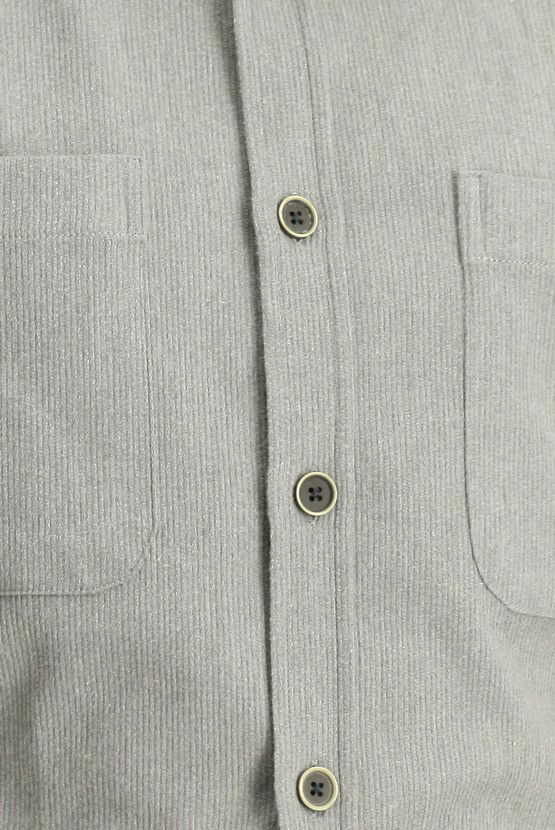 Erkek Giyim - Uzun Kol Oversize Pamuklu Oduncu Gömlek