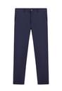  KOYU LACİVERT  Relax Fit Rahat Kesim Desenli Likralı Kanvas / Chino Pantolon