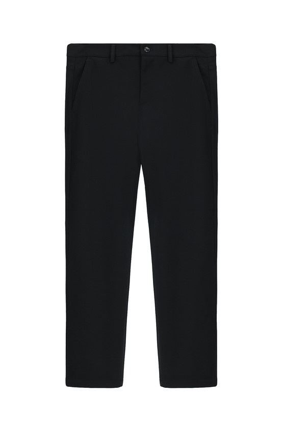 Erkek Giyim - Slim Fit Dar Kesim Likralı Örme Klasik Kumaş Pantolon