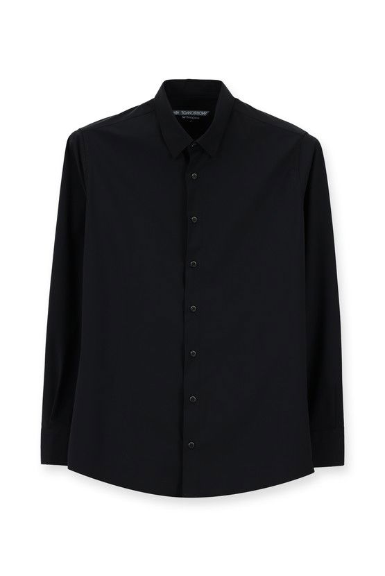 Erkek Giyim - Techno-Line Uzun Kol Slim Fit Dar Kesim Likralı Gömlek