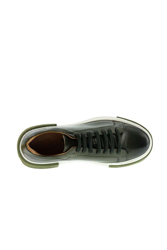 Erkek Giyim - Sneaker Deri Ayakkabı