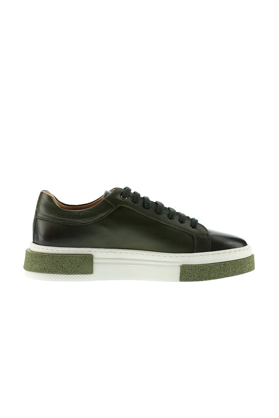 Erkek Giyim - Sneaker Deri Ayakkabı