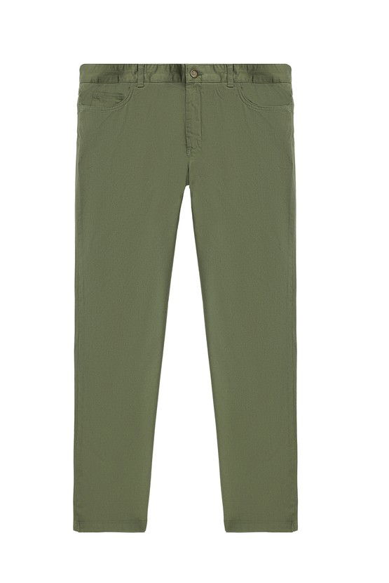 Erkek Giyim - Relax Fit Rahat Kesim Likralı Kanvas / Chino Pantolon