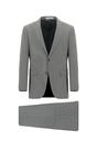 AÇIK FÜME  Slim Fit Dar Kesim Klasik Desenli Takım Elbise