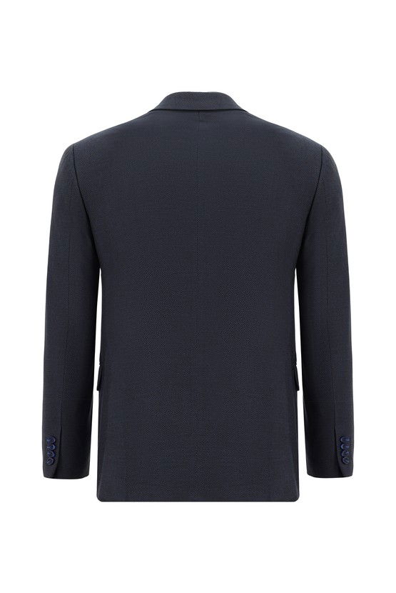 Erkek Giyim - Super Slim Fit Ekstra Dar Kesim Klasik Desenli Takım Elbise