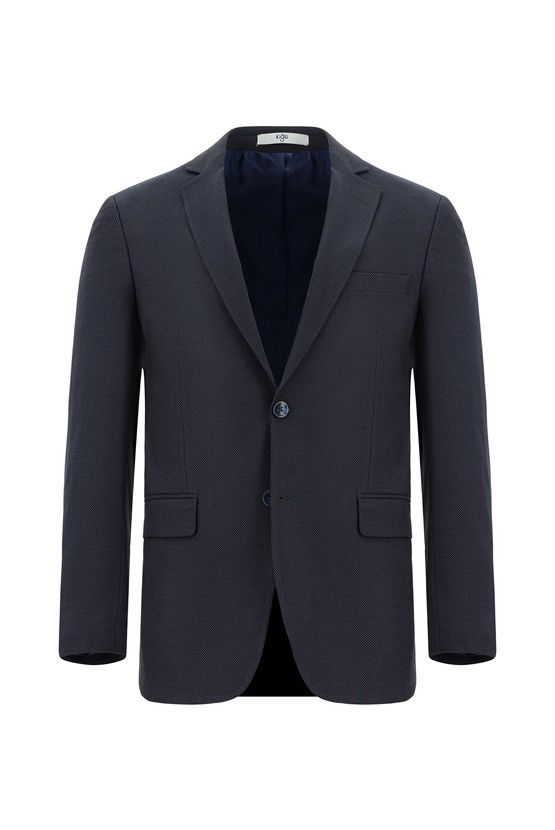 Erkek Giyim - Super Slim Fit Ekstra Dar Kesim Klasik Desenli Takım Elbise