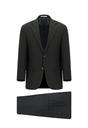  KOYU ANTRASİT  Slim Fit Dar Kesim Klasik Desenli Takım Elbise