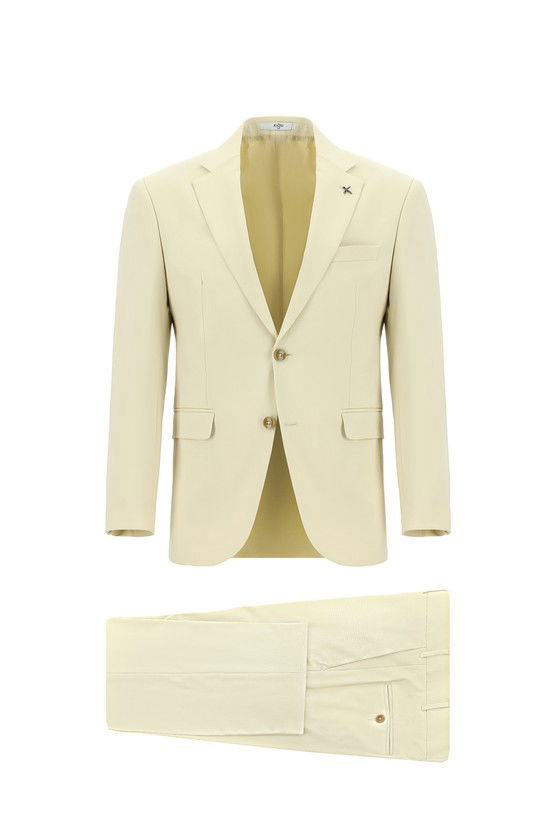 Erkek Giyim - Slim Fit Dar Kesim Klasik Takım Elbise