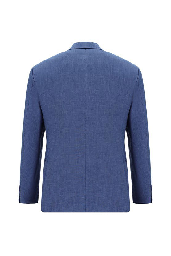 Erkek Giyim - Slim Fit Dar Kesim Klasik Desenli Takım Elbise