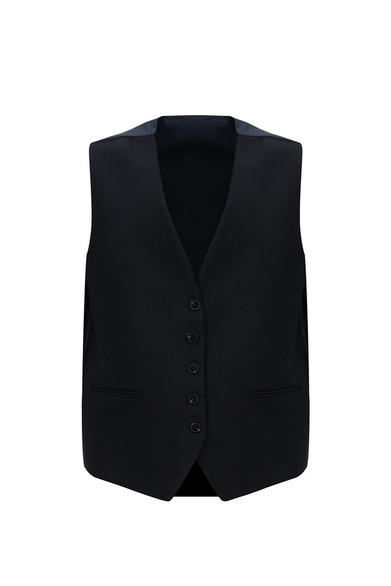 Erkek Giyim - Slim Fit Dar Kesim Yelekli Takım Elbise