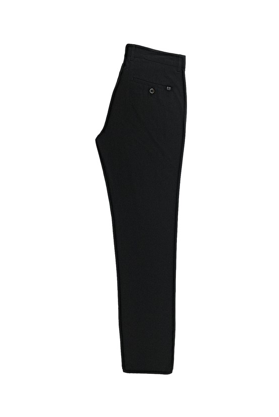 Erkek Giyim - Slim Fit Dar Kesim Likralı Kanvas / Chino Pantolon