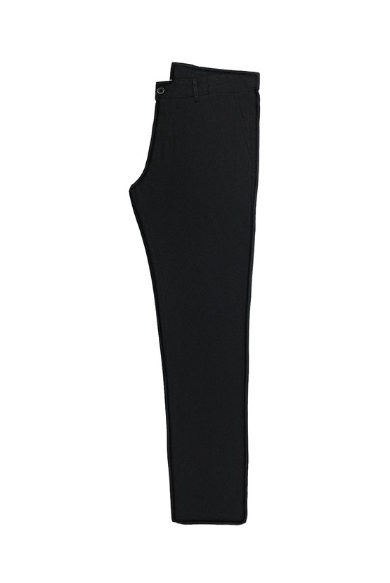 Erkek Giyim - Slim Fit Dar Kesim Likralı Kanvas / Chino Pantolon