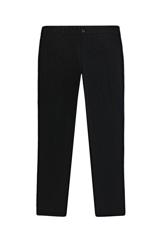 Erkek Giyim - Slim Fit Dar Kesim Likralı Kanvas / Chino Pantolon