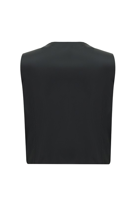 Erkek Giyim - Super Slim Fit Ekstra Dar Kesim Kombinli Yelekli Takım Elbise