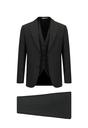  SİYAH  Slim Fit Dar Kesim Kombinli Yelekli Takım Elbise