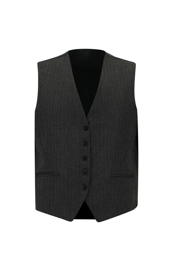 Erkek Giyim - Slim Fit Dar Kesim Kombinli Yelekli Takım Elbise
