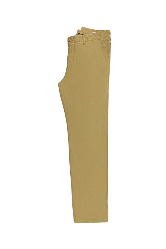Erkek Giyim - Regular Fit Likralı Kanvas / Chino Pantolon