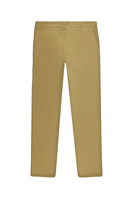 Erkek Giyim - Regular Fit Likralı Kanvas / Chino Pantolon
