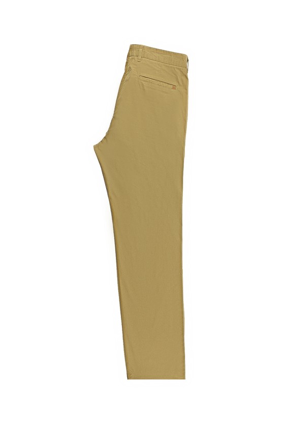 Erkek Giyim - Regular Fit Likralı Kanvas / Chino Pantolon