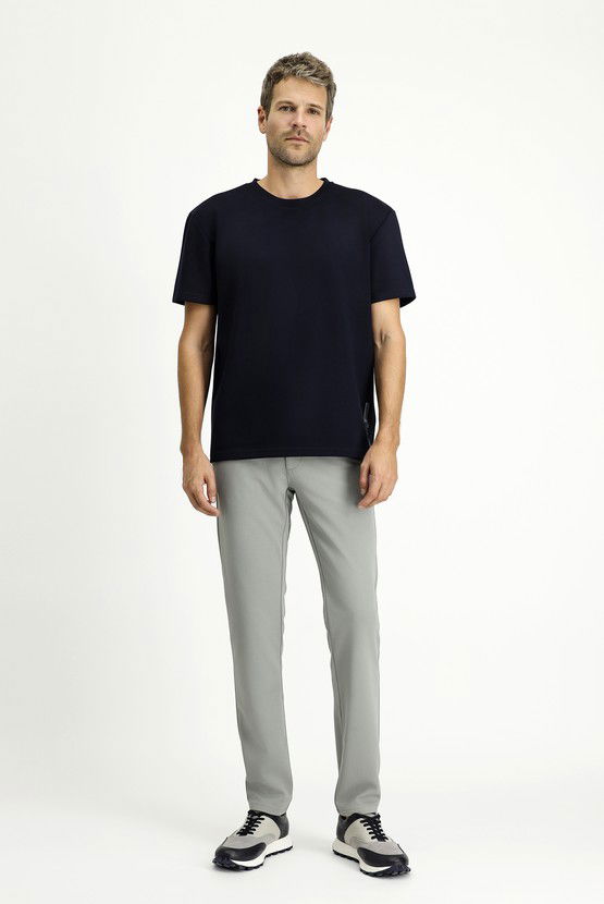 Erkek Giyim - Regular Fit Kanvas / Chino Pantolon
