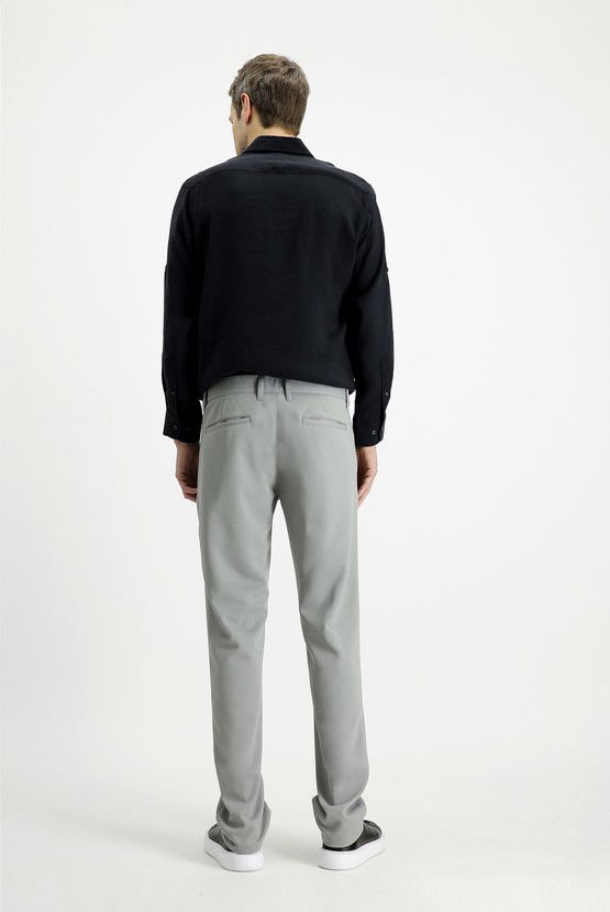 Erkek Giyim - Regular Fit Kanvas / Chino Pantolon