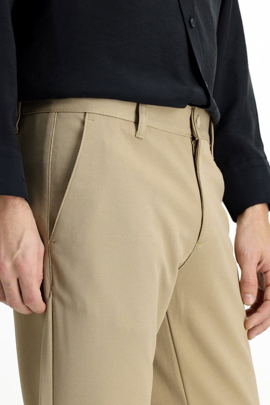 Erkek Giyim - Regular Fit Kanvas / Chino Pantolon