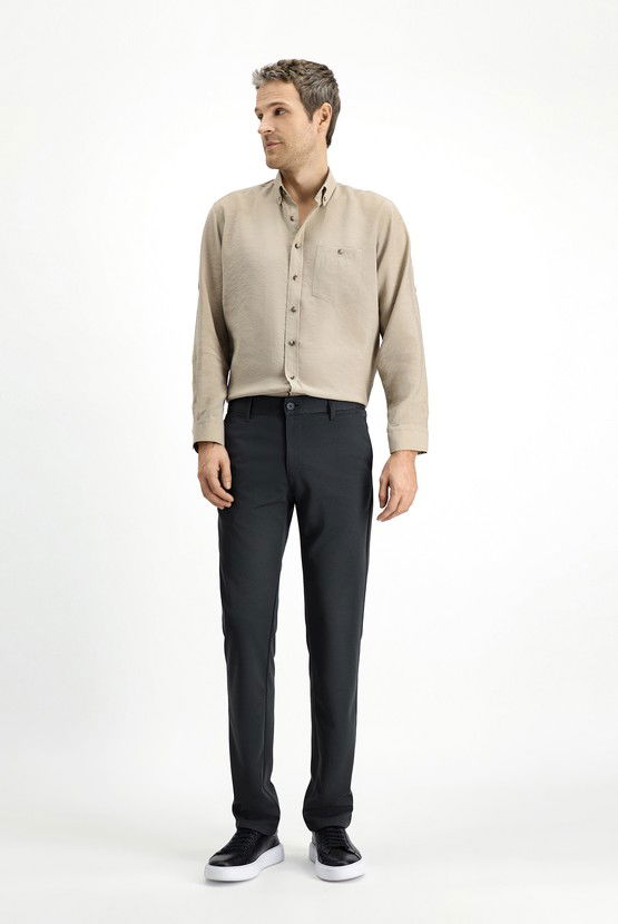 Erkek Giyim - Regular Fit Kanvas / Chino Pantolon