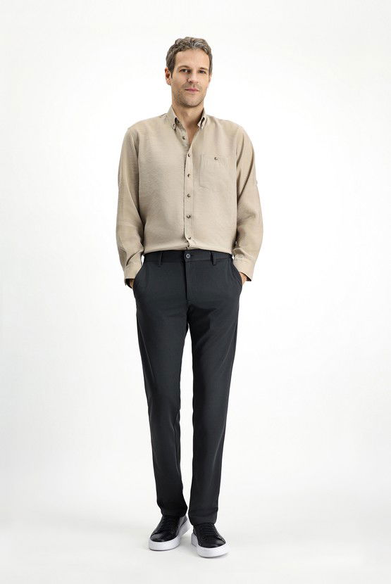 Erkek Giyim - Regular Fit Kanvas / Chino Pantolon