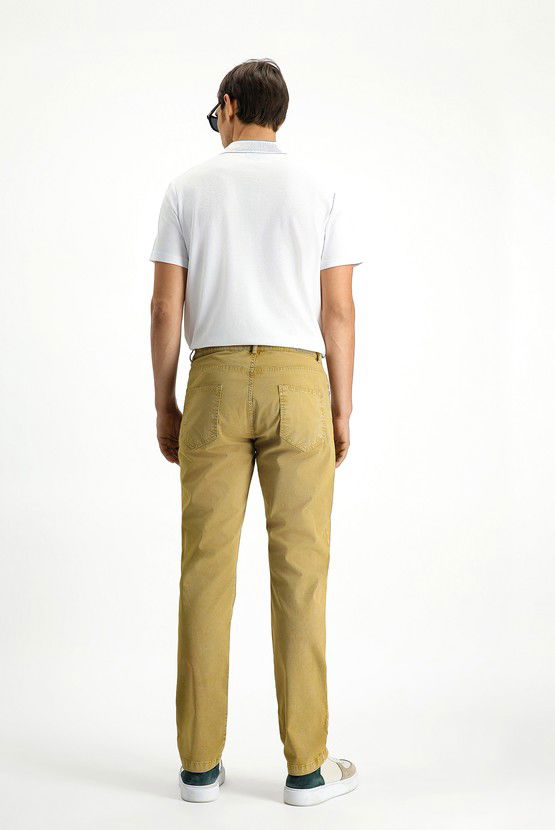 Erkek Giyim - Regular Fit Likralı Kanvas / Chino Pantolon