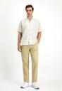  AÇIK BEJ  Regular Fit Likralı Kanvas / Chino Pantolon