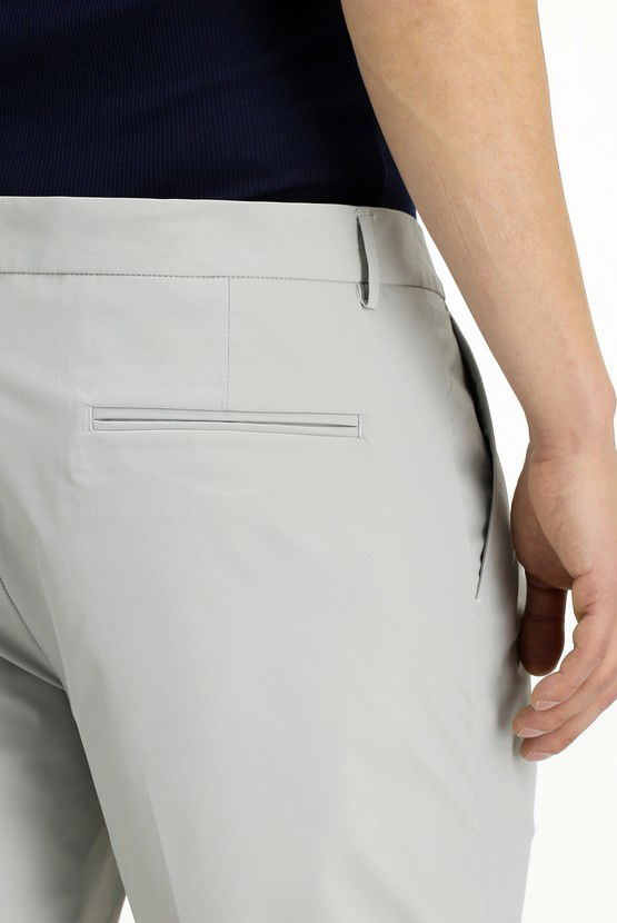 Erkek Giyim - Techno-Line Slim Fit Dar Kesim Likralı Bermuda Şort