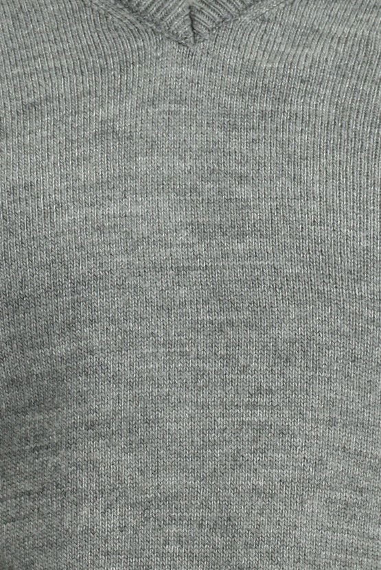 Erkek Giyim - V Yaka Regular Fit Triko Kazak