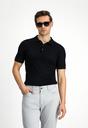  SİYAH  Slim Fit Dar Kesim Pamuk Polo Yaka Tişört