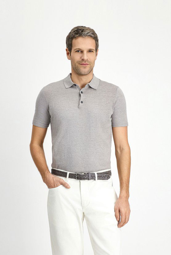 Erkek Giyim - Regular Fit Pamuklu Polo Yaka Tişört