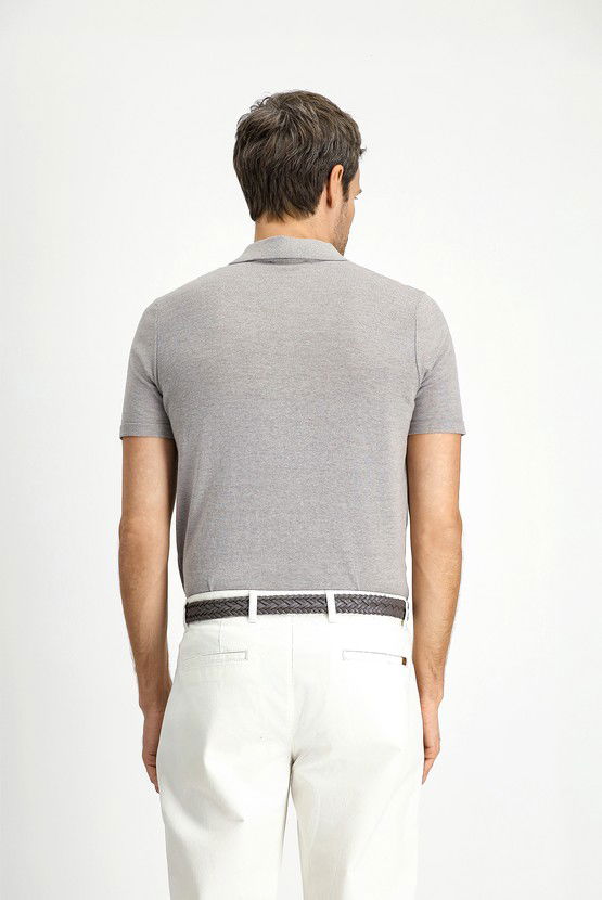 Erkek Giyim - Regular Fit Pamuklu Polo Yaka Tişört