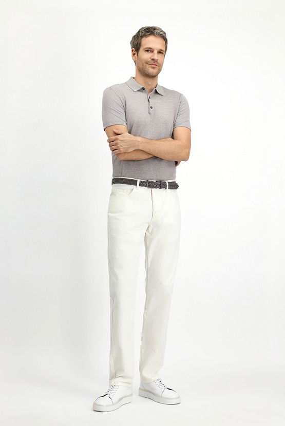 Erkek Giyim - Regular Fit Pamuklu Polo Yaka Tişört