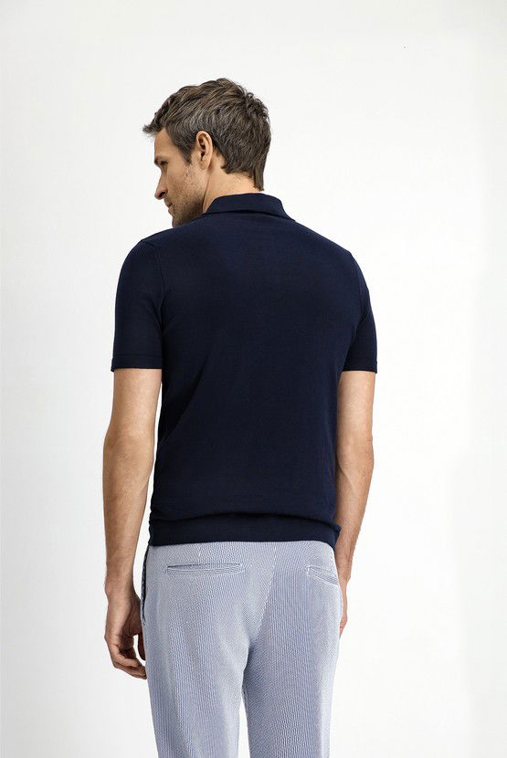 Erkek Giyim - Regular Fit Pamuklu Polo Yaka Tişört