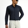 SİYAH  Techno-Line Uzun Kol Slim Fit Dar Kesim Klasik Pamuklu Gömlek