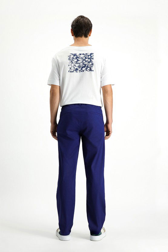 Erkek Giyim - Regular Fit Likralı Kanvas / Chino Pantolon