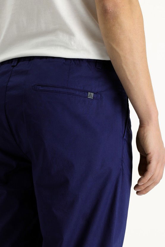 Erkek Giyim - Regular Fit Likralı Kanvas / Chino Pantolon