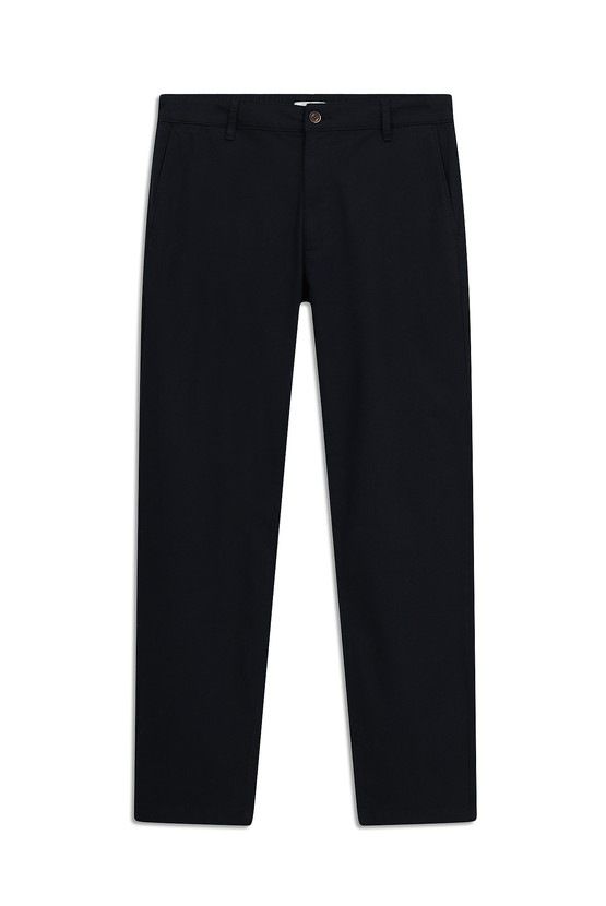 Erkek Giyim - Slim Fit Dar Kesim Beli Lastikli Likralı Kanvas / Chino Pantolon