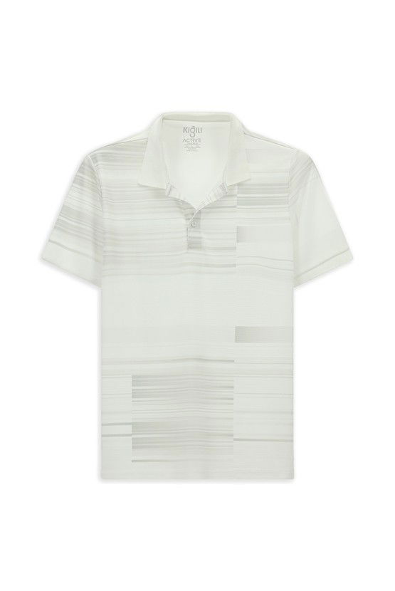 Erkek Giyim - Regular Fit Baskılı Polo Yaka Tişört