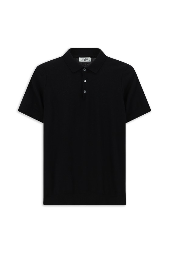 Erkek Giyim - Slim Fit Dar Kesim Pamuk Polo Yaka Tişört